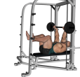 Bench Press - Smith Machine Flat Feet Up Wide